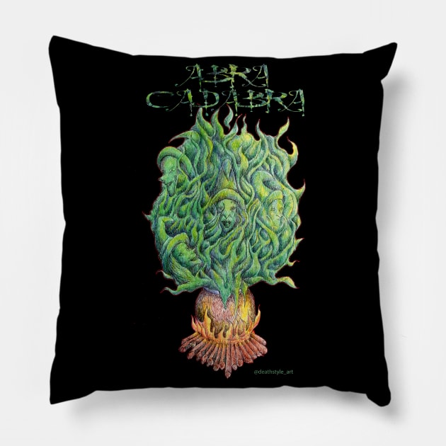 Fox cadabre Pillow by DEATHSTYLE MERCH