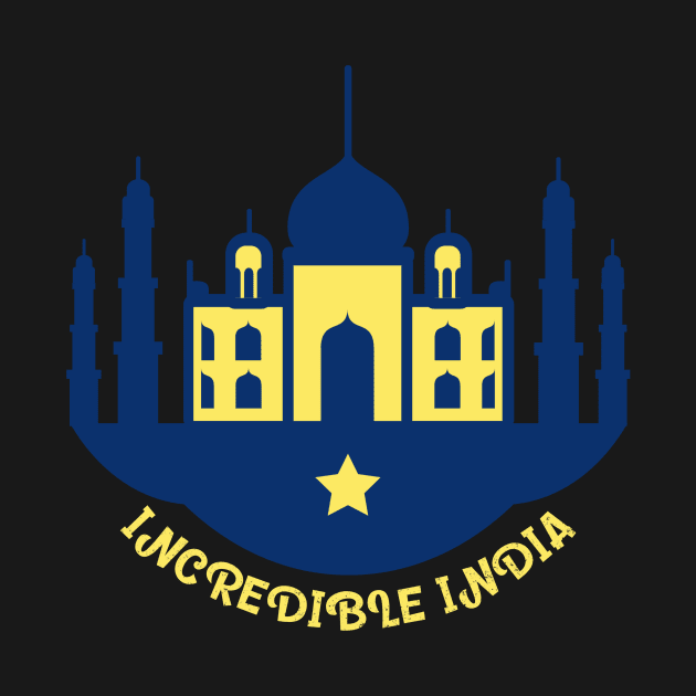 Incredible India Tees by BeeZeeBazaar