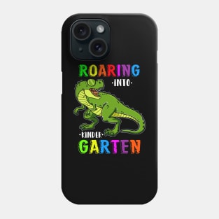 Roaring into kindergarten Phone Case