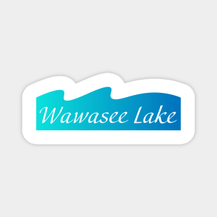 Wawasee Lake Waves Magnet