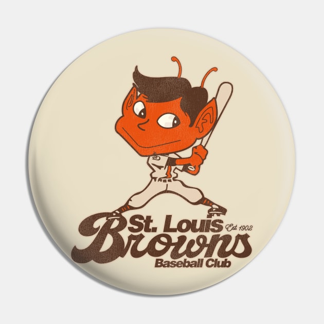 Defunct St Louis Browns Baseball Team Pin by Defunctland