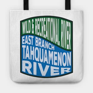 East Branch Tahquamenon River Wild and Recreational River wave Tote