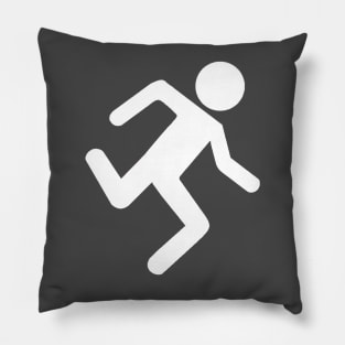 Portal guy white Pillow