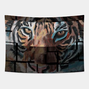 Tiger eyes Tapestry