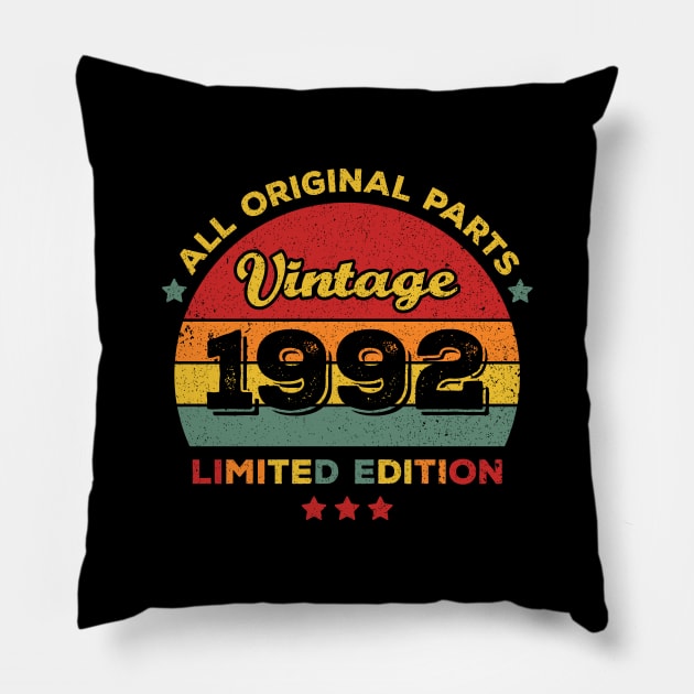 1992 Vintage Pillow by monkeyflip