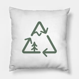 Recycle for the Environment! Pillow