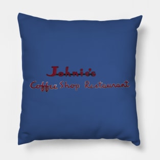 Johnie's Coffee Shop Restaurant Pillow