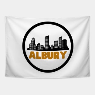 Life Is Better In Albury - Albury Skyline - Albury Tourism - Albury Skyline City Travel & Adventure Lover Tapestry