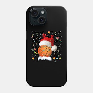 Basketball Ball Christmas Basketball Player Xmas Party Gift for Basketball Lover Phone Case