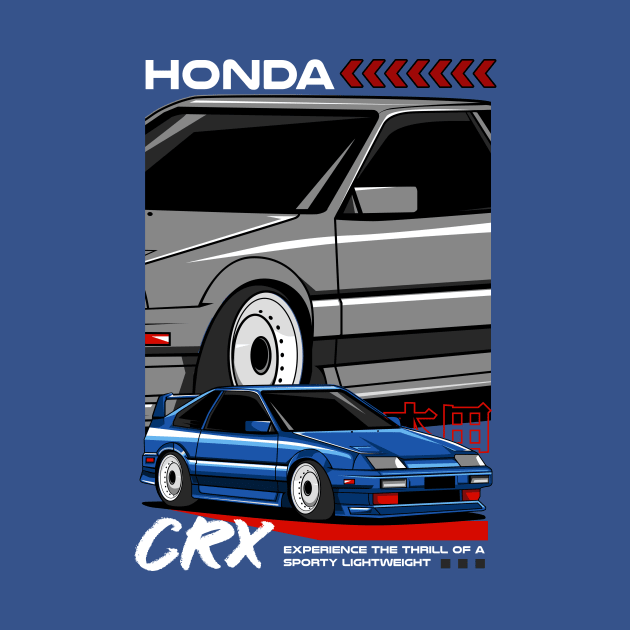 Nostalgic Honda CRX by Harrisaputra