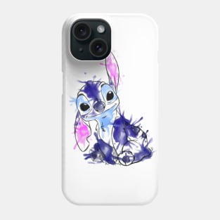 Stitch watercolour Phone Case