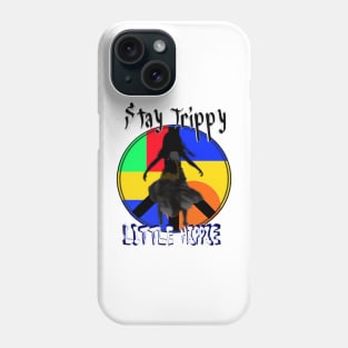 Stay trippy little hippie - Colorful take on the peace sign Phone Case