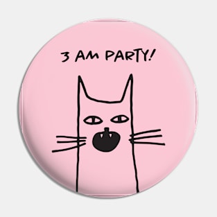 Cat facial expressions: 3 am party! Pin