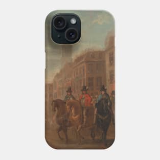 Restoration Procession of Charles II at Cheapside by William Hogarth Phone Case