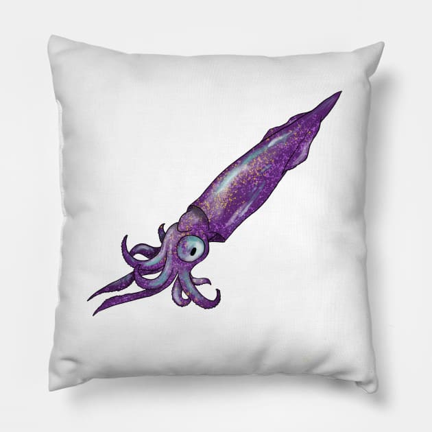 Baby Squid Pillow by mycologist