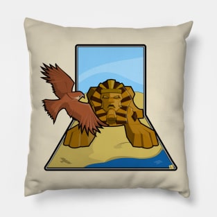 In the desert you can remember your game Pillow