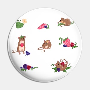 Berries n' Mice Pin