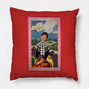 Kachin Lady (Vertical) Pillow