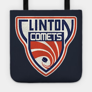 Defunct Clinton Comets Hockey Team Tote