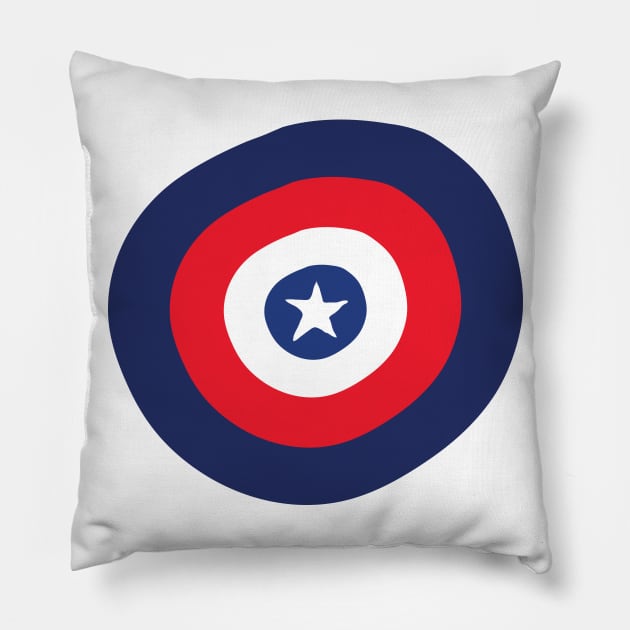 Superhero Logo Pillow by nickemporium1