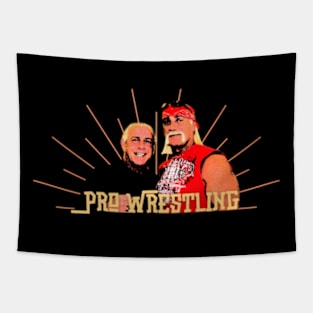 pro wrestling art ric flair vs hulk hogan 1991 Tapestry