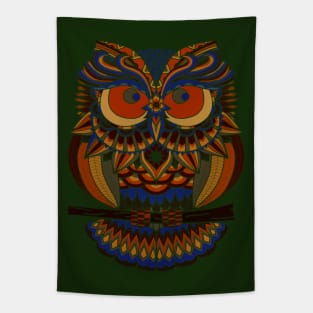 Artistic Owl Tapestry