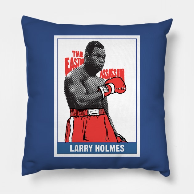 Larry Holmes - The Easton Assassin Pillow by Namo_Gamo