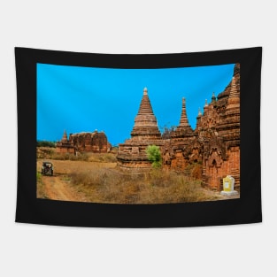 Bagan shrines. Tapestry