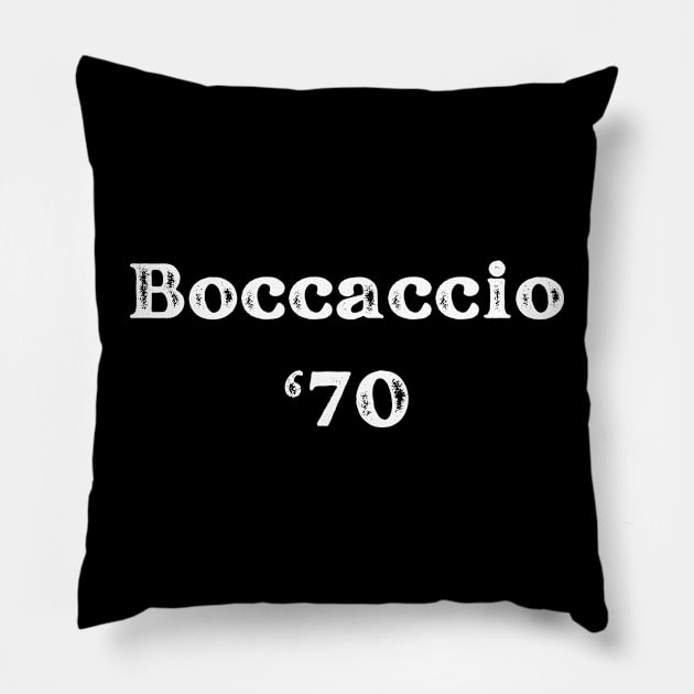 Boccaaccio '70 Pillow by Woodpile