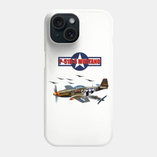 The Legendary P51D 5 Mustang Aircraft motormaniac Phone Case