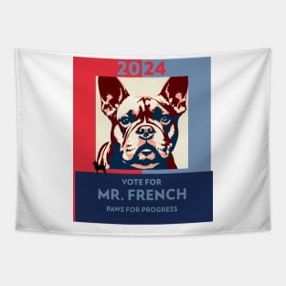 Pet lover french bulldog campaign tee Tapestry