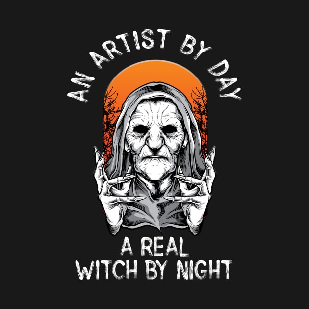 Women's Real Witch Halloween by pa2rok