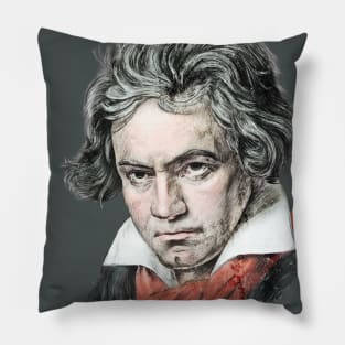 Beethoven - Long Hair, Loud Music Pillow