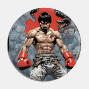 Manny Vs the Werewolves Pin