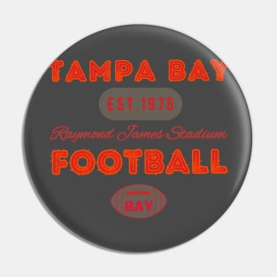 Tampa Bay Football Vintage Style Pin