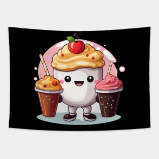 ice cream cute T-Shirt giril Designed cute illustration Tapestry