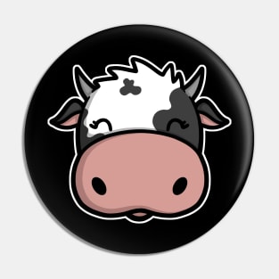 Cute Cow Face Pin