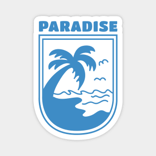 Paradise Badge Magnet