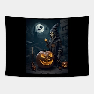 halloween pumpkin Tapestry