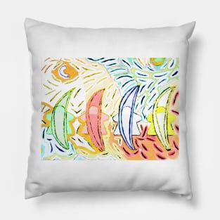 Starry Nights Over MeepNana Festival (Flipped 4) Pillow