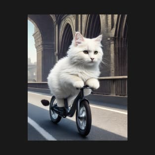 Cat on a Bicycle T-Shirt