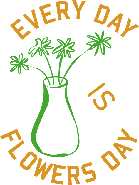 Every day is flowers day Kids T-Shirt by Merchenland