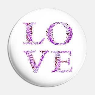 Love in purple Pin