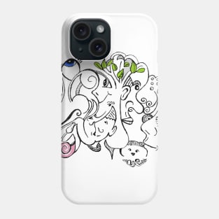 doodleflow2 Phone Case