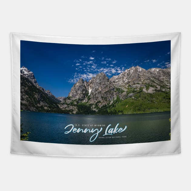 Jenny Lake Grand Teton National Park Tapestry by Gestalt Imagery