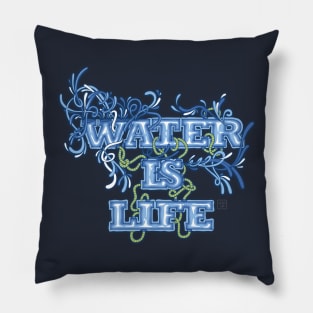 Water is Life Pillow