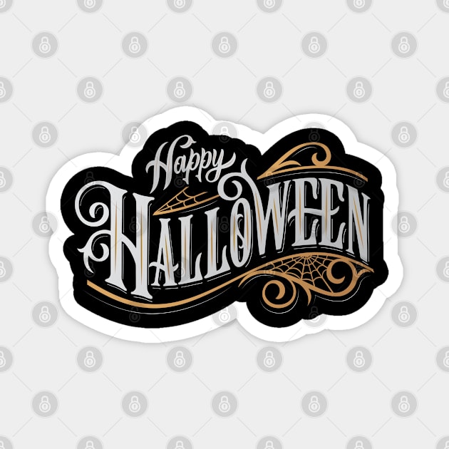 Happy halloween Magnet by sharukhdesign