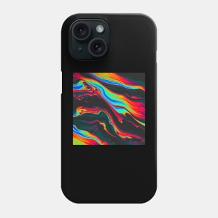 spilled paint art Phone Case