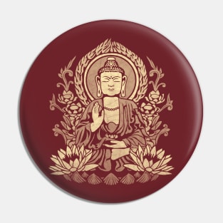 Siddhartha Gautama Budda - Weathered Pin