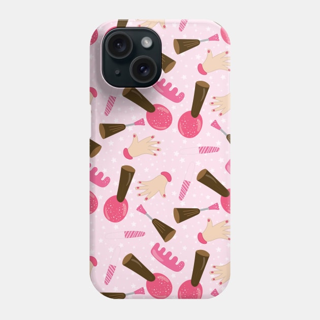 Cute Manicurist Phone Case by epiclovedesigns